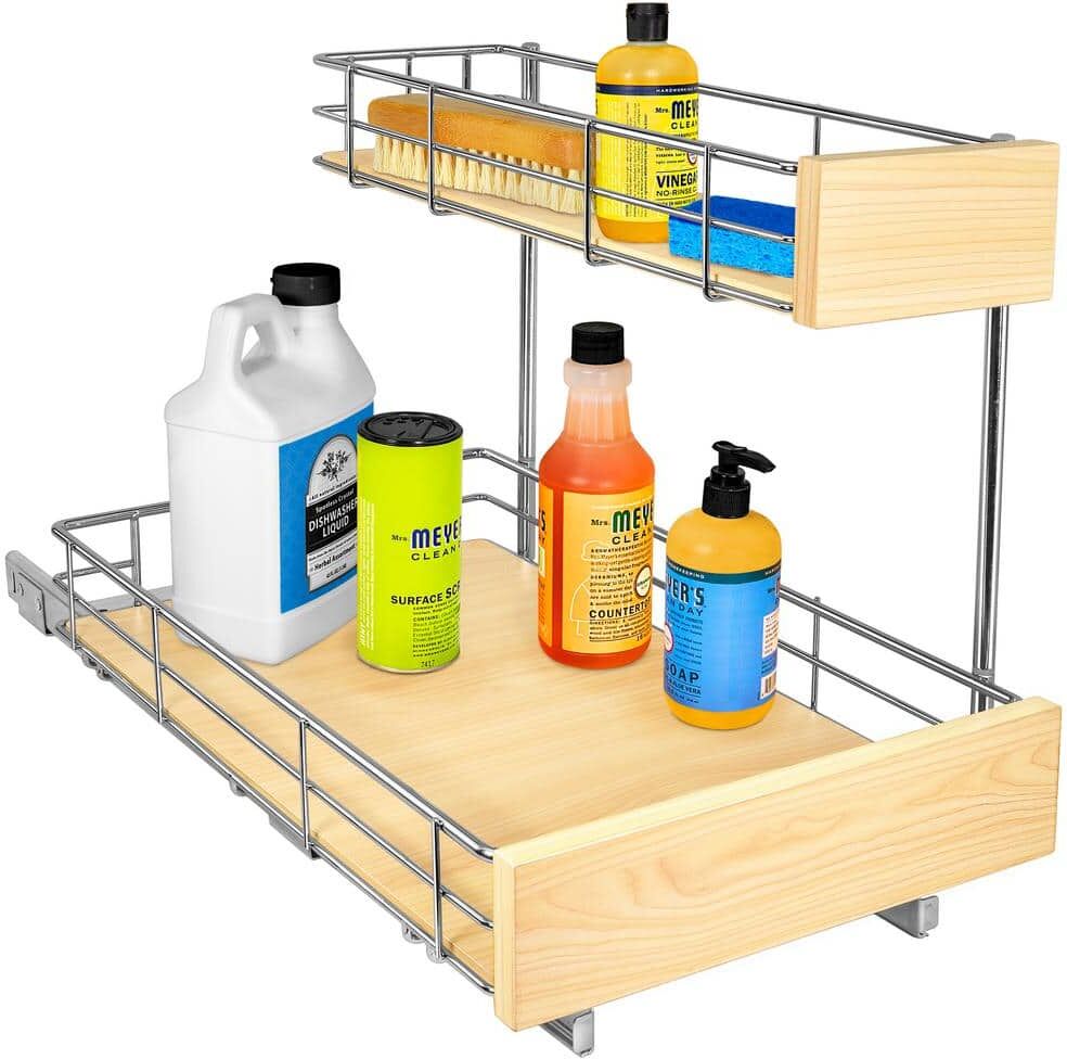 LYNK PROFESSIONAL SELECT Slide Out Under Sink Cabinet Organizer - Slide Out Drawers for Kitchen Cabinets - 11.5 in. x 18 in.