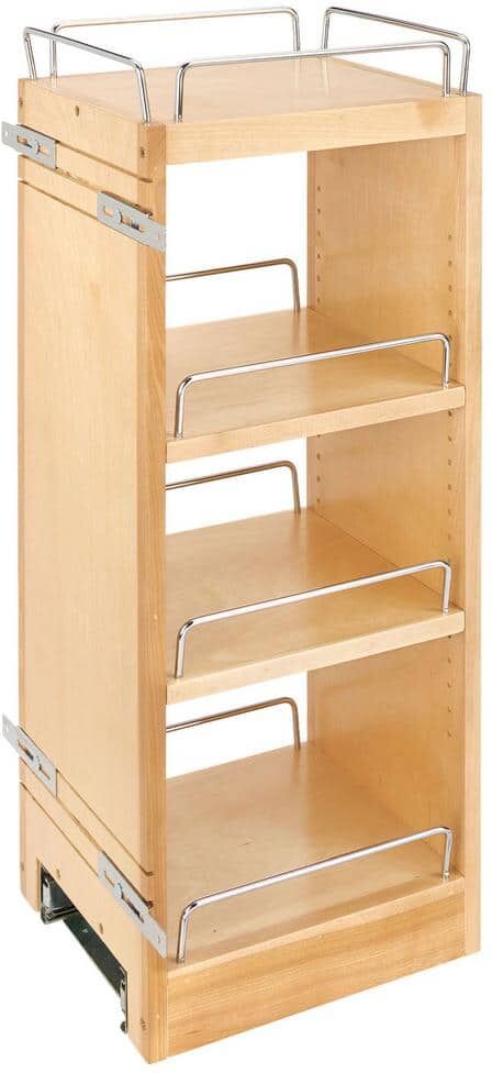 Rev-A-Shelf Natural Maple Wooden Pull-Out Kitchen Cabinet Organizer