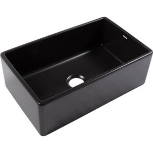 SINKOLOGY Bradstreet II 30 in. Farmhouse Apron Front Undermount Single Bowl Matte Black Fireclay Kitchen Sink