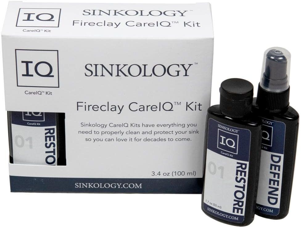 SINKOLOGY SinkSense Fireclay Care IQ Kit