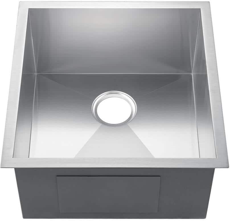 Barclay Products Telly Stainless Steel 19 in. 16-Gauge Single Bowl Undermount Kitchen Sink