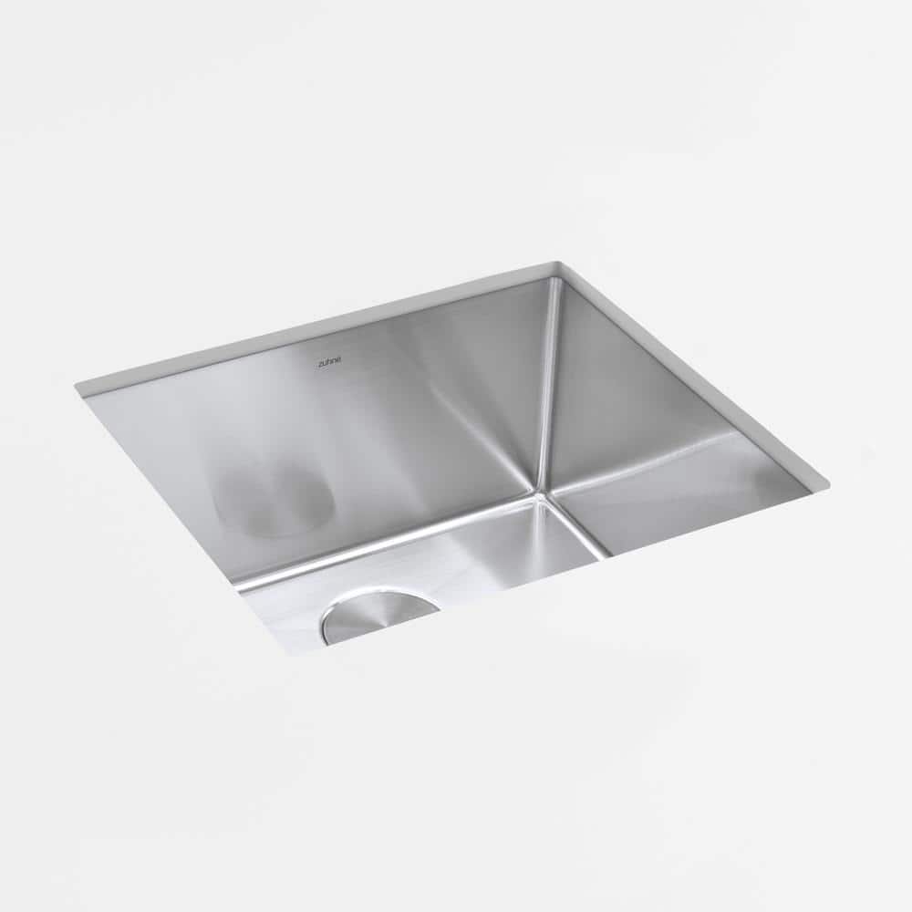 ZUHNË Modena 21 in. Stainless Steel Undermount Kitchen Sink with Accessories, 16-Gauge ( Single Bowl for 24 in. Cabinet)