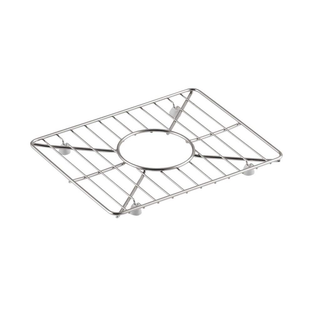 KOHLER Vault 11.5 in. x 8.9375 in. Stainless Steel Sink Bowl Rack