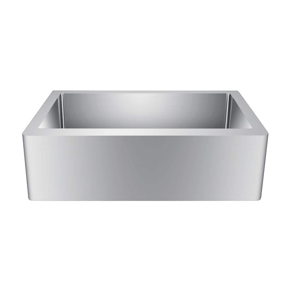 Barclay Products Adelphia Farmhouse Apron Front Stainless Steel 33 in. Single Bowl Kitchen Sink