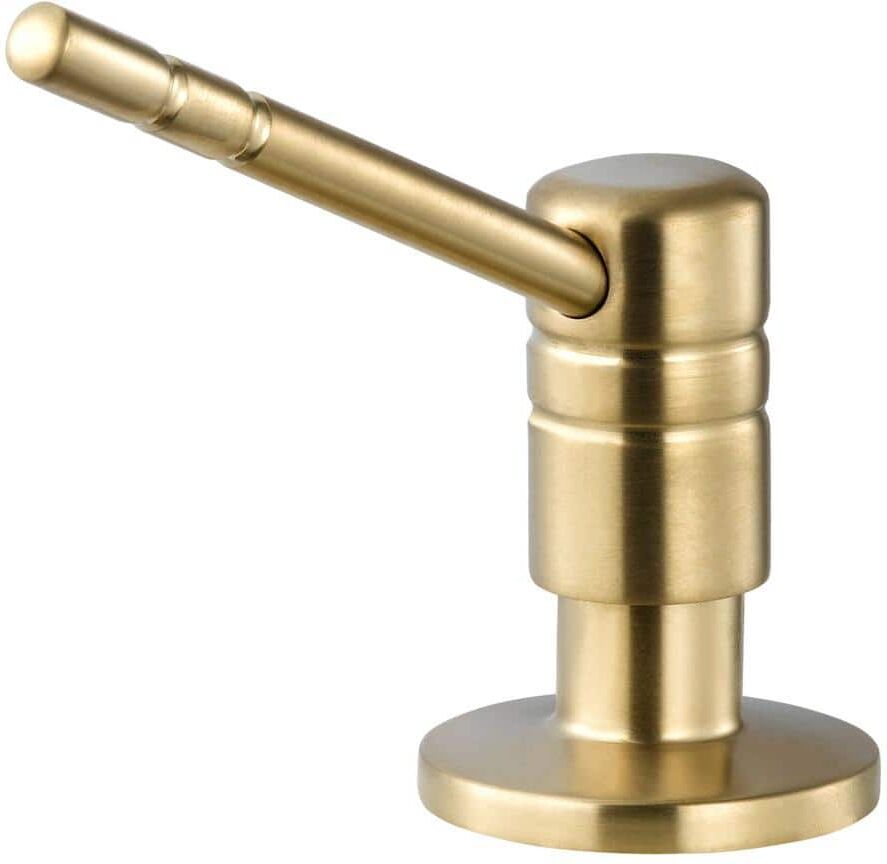 HOUZER Endura II Counter-Mounted Soap Dispenser in Brushed Brass