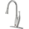 FLOW X Series Single-Handle Pull-Down Sprayer Kitchen Faucet in Brushed Nickel