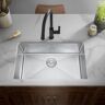 Zeus & Ruta 30 in Undermount Single Bowl 20 Gauge Stainless Steel Kitchen Sink with Strainer