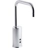 KOHLER Gooseneck Single-Hole Touchless Hybrid Energy Cell-Powered Commercial Faucet with Insight Technology in Polished Chrome