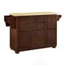 CROSLEY FURNITURE Eleanor Mahogany Kitchen Island