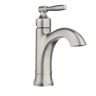 MOEN Halle Single Hole Single Handle Bathroom Faucet in Spot Resist Brushed Nickel