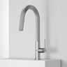 VIGO Hart Hexad Single Handle Pull-Down Spout Kitchen Faucet in Stainless Steel