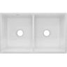 Elkay Explore Farmhouse Apron Front Fireclay 33 in. Double Bowl Kitchen Sink in White