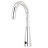 American Standard Selectronic DC Powered Single Hole Touchless Bathroom Faucet with 6 in. Gooseneck Spout 0.5 GPM in Polished Chrome