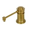 Akicon Built in Brass Gold Soap Dispenser Refill from Top with 17 oz. Bottle 3-Years Warranty