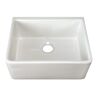 Barclay Products Brooke Farmhouse Apron Front Fireclay 23 in. Single Bowl Kitchen Sink in White