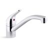 KOHLER Jolt Single Handle Standard Kitchen Faucet in Polished Chrome