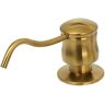 Akicon Built in Brushed Gold Soap Dispenser Refill from Top with 17 oz. Bottle - 3 Years Warranty