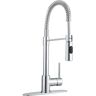 LaToscana Elba Spring Single Handle Pull-Out Sprayer Kitchen Faucet in Polished Chrome