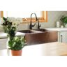 SINKOLOGY Adams 33 in. Farmhouse Apron Front Undermount Double Bowl 16 Gauge Antique Copper Kitchen Sink