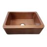 Barclay Products Bentley Farmhouse Apron Front Copper 30 in. Single Bowl Kitchen Sink