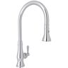 ROHL Italian Kitchen Patrizia Single-Handle Pull-Down Sprayer Kitchen Faucet in Polished Chrome