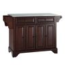 CROSLEY FURNITURE Lafayette Mahogany Kitchen Island with Stainless Steel Top