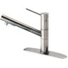 LaToscana Elba Single-Handle Pull-Out Sprayer Kitchen Faucet In Brushed Nickel