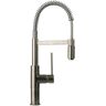 LaToscana Elba Single-Handle Pull-Down Sprayer Kitchen Faucet in Brushed Nickel