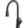 Fontaine by Italia Arts et Metiers Single Handle, 1 or 3 Hole Pull-Down Kitchen Faucet in Matte Black