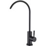 GIVING TREE Swan Single Handle Pull Down Sprayer Kitchen Faucet Stainless with 360° Swivel Spout in Matte Black