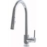 Novatto KEN Dual Action Single Handle Pull Down Sprayer Kitchen Faucet in Chrome