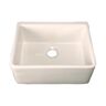 Barclay Products Brooke Farmhouse Apron Front Fireclay 23 in. Single Bowl Kitchen Sink in Bisque