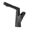matrix decor Single Handle Vessel Sink Faucet with Pull Out Sprayer in Matte Black
