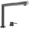 BOCCHI Baveno Move Single Handle Telescopic Standard Kitchen Faucet in Gun Metal