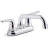 KOHLER Jolt 2-Handle Utility Sink Faucet in Polished Chrome