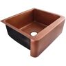 Barclay Products Bentley Farmhouse Apron Front Copper 33 in. Single Bowl Kitchen Sink