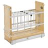 Rev-A-Shelf Natural Maple 8 in. Pull Out Cabinet Organizer, Ball Bearing Soft-Close
