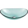 ANZZI Major Series Deco-Glass Vessel Sink in Lustrous Green