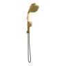 KOHLER Windet 4-Spray Showering Rail Combo in Vibrant Brushed Moderne Brass