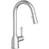 MOEN Adler Single-Handle Pull-Down Sprayer Kitchen Faucet with Power Clean and Reflex in Chrome