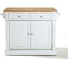 CROSLEY FURNITURE Oxford White Kitchen Island