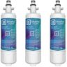 Bluefall 3 Compatible Refrigerator Water Filters Fits LG LT700P and Kenmore 46-9690 (Value Pack)