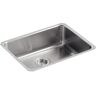 KOHLER Undertone Undermount Stainless Steel 23 in. Single Bowl Kitchen Sink