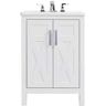 stufurhome Hathaway 24 in. x 34 in. White Engineered Wood Laundry Sink