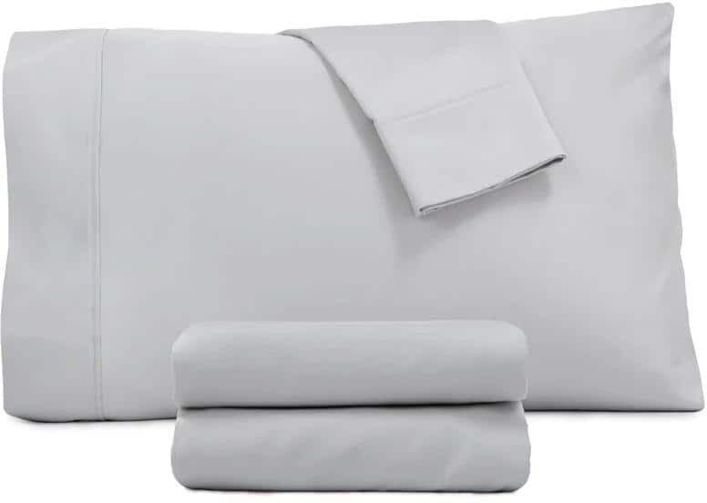 Jennifer Adams 600 TC Egyptian Cotton Mushroom Gray Sheet Sets King Breathable and Durable