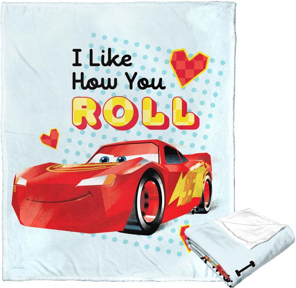 THE NORTHWEST GROUP Cars Like How You Roll Silk Touch Multi-Colored Throw Blanket