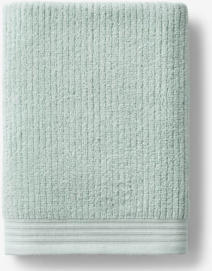 The Company Store Green Earth Quick Dry Micro Cotton Solid Green Tea Single Bath Sheet