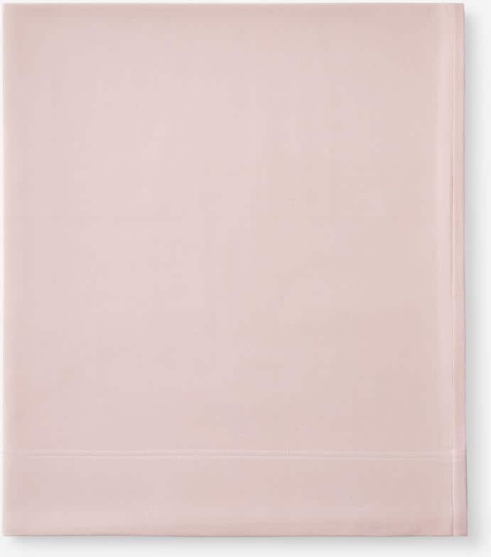 The Company Store Legacy Velvet Flannel Dusty Rose Solid Extra Deep King Flat Sheet