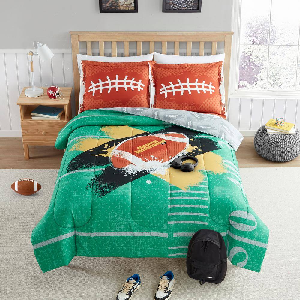 Sports Illustrated SI Football Engineered Bedding Set- Twin/Full