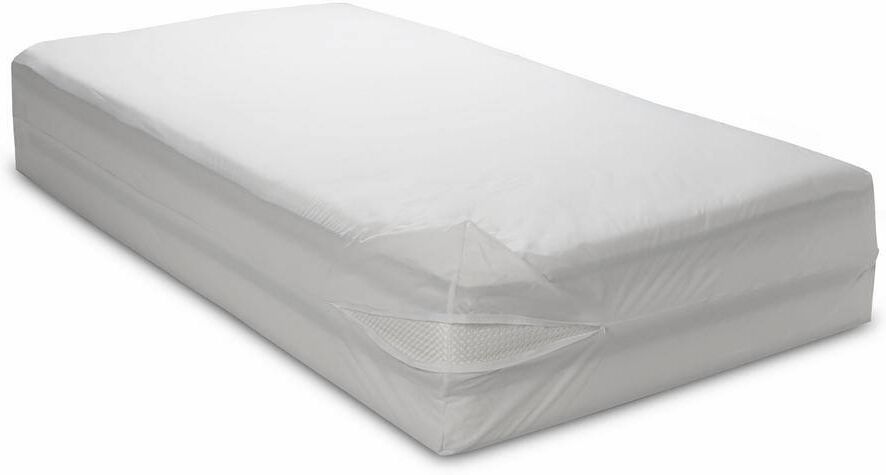 Carex Health Brands All-Cotton Allergy 9 in. Deep Twin Mattress Cover